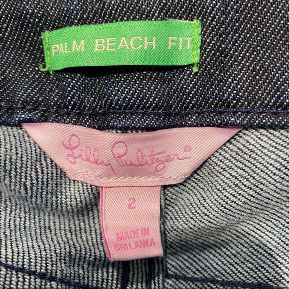 Lily Pulitzer Palm Beach Fit jeans Size 2 - Picture 4 of 4